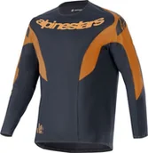 Koszulki męskie - Alpinestars Koszulka długi rękaw ALPINESTARS A-SUPRA RACE LS JERSEY, Black Rozmiar: M - miniaturka - grafika 1