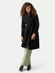Vero Moda Płaszcz przejściowy Fortuneaya 10278330 Czarny Regular Fit - Płaszcze damskie - miniaturka - grafika 1
