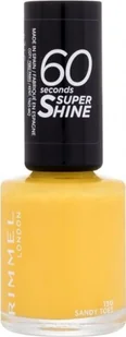Lakier do paznokci Rimmel 60 Seconds Super Shine - 150 Sandy Toes - Lakiery do paznokci - miniaturka - grafika 1