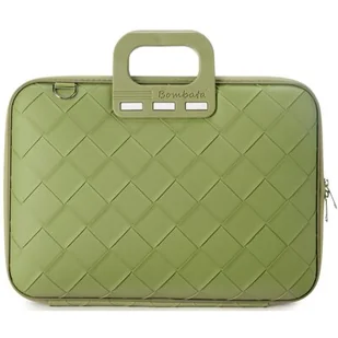 Torba na laptopa BOMBATA Intrecciato 15-16 cali Zielony E00874 41 - Torby na laptopy - miniaturka - grafika 1