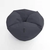 Fotele i pufy dla dzieci - Pufa Worek Dla Dzieci Driul Grafitowy - miniaturka - grafika 1