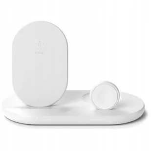 Belkin Ładowarka 3in1 Wireless Charging pad biała - Ładowarki do telefonów - miniaturka - grafika 2