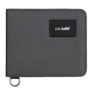 Portfele - Portfel z ochroną przed kradzieżą Pacsafe RFIDsafe Bifold Wallet Slate - grafika 1
