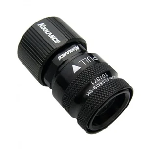 Koolance QD3 Quick Release Straight Female na 19/13mm - bez kajaków, czarny - Chłodzenie procesora - miniaturka - grafika 1