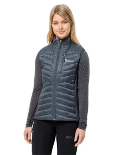 Jack Wolfskin Routeburn Pro Ins Vest W kamizelka damska, grafitowy/szary (Cool Grey), M - Kamizelki damskie - miniaturka - grafika 1