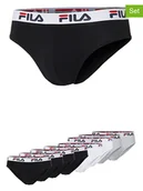 Majtki męskie - Fila Slipy (8 par) w kolorze białym, czarnym i szarym - miniaturka - grafika 1