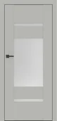 Drzwi wewnętrzne - Dre Drzwi Wewnętrzne Z Szybą Reva 4 Okleina Jasna Szara Mat - miniaturka - grafika 1