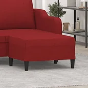 Pufy i podnóżki - Podnóżek, czerwień winna, 70x55x41 cm, tapicerowany tkaniną - miniaturka - grafika 1