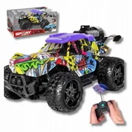 Zabawki zdalnie sterowane - Samochod Zdalnie Sterowany Auto Rc Efekt Mgly Terenowy Naped 4x4 1:16 Pilot - miniaturka - grafika 1