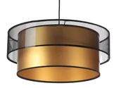 Lampy stojące - Złoto-czarna lampa wisząca glamour z siatki - 5X S421 L1-E67 - miniaturka - grafika 1