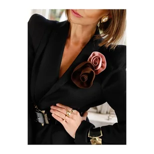 Zestaw broszek z jedwabiu - Broszki - miniaturka - grafika 1