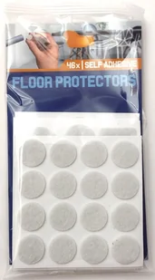 Samoprzylepne Ochraniacze Podłogi Podkładki Białe - Meble modułowe i akcesoria - miniaturka - grafika 1