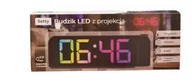 Moda i Uroda OUTLET - Budzik Cyfrowy LED Z Projekcją SETTY - miniaturka - grafika 1