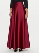Spódnice - Rinascimento Spódnica maxi CFC0119875003 Bordowy Regular Fit - miniaturka - grafika 1