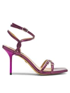 Sandały damskie - Nine West Sandały ZL23014CC Fioletowy - miniaturka - grafika 1