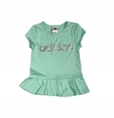 Sukienki - Turkusowa sukienka dla dziewczynki ADIDAS 6 lat - miniaturka - grafika 1