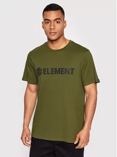 Koszulki i topy damskie - Element T-Shirt Blazin Z1SSI5 Zielony Regular Fit - grafika 1