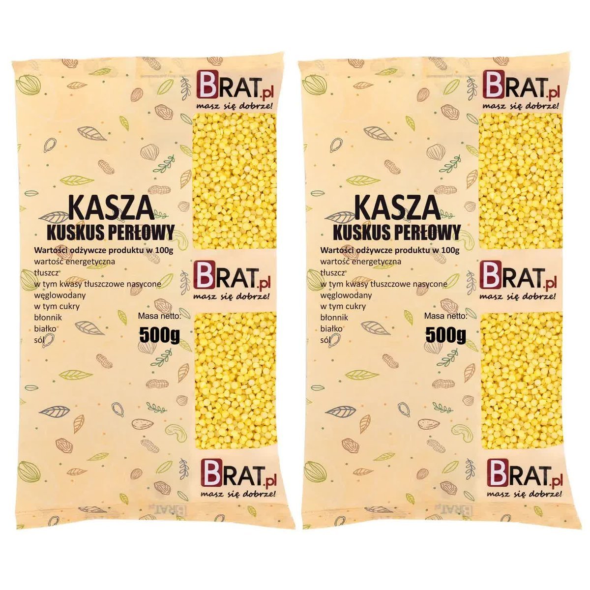 Kasza kuskus perłowy 1kg (2x500g)