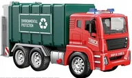 Zabawki zdalnie sterowane - Śmieciarka ze światłem i dźwiękiem - miniaturka - grafika 1