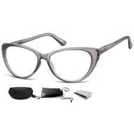 Okulary korekcyjne, oprawki, szkła - Plusy Okulary Do Czytania Kocie MR64F moc: +3,5 - miniaturka - grafika 1