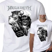 Koszulki męskie - KOSZULKA MEGADETH CZASZKA HEAVY METAL M 3265 - miniaturka - grafika 1