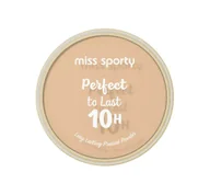 Pudry do twarzy - Miss Sporty Perfect To Last 10h długotrwały puder w kamieniu 010 Porcelain 9 g - miniaturka - grafika 1