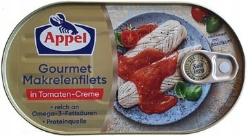 Filet Z Makreli W Pomidorach Bazylia 200g Appel