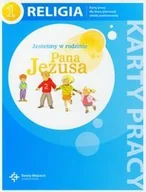 Edukacja przedszkolna - Księgarnia św. Wojciecha - edukacja Religia. Jesteśmy w rodzinie Pana Jezusa. Klasa 1. Karty pracy - szkoła podstawowa - Danuta Jackowiak, Jan Szpet - miniaturka - grafika 1