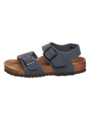 Sandały damskie - Birkenstock Sandały "NY" w kolorze niebieskim - miniaturka - grafika 1