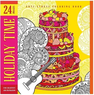 Kolorowanka antystresowa 200x200 12 Holiday Time Nowa - Poradniki hobbystyczne - miniaturka - grafika 2