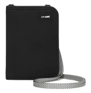 Etui na dokumenty i karty - Pacsafe Rfidsafe etui na monety, 17 cm, Czarny, Jeden rozmiar, Worek na monety - miniaturka - grafika 1