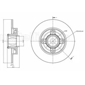 Szczęki hamulcowe - METELLI Tarcza hamulcowa 23-0878 - miniaturka - grafika 1