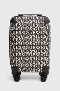 Guess walizka STARK kolor brązowy TWE927 09830 - Walizki - miniaturka - grafika 1