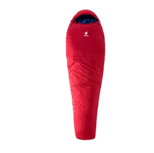 Deuter Orbit -5° Sleeping Bag Regular, cranberry/steel Left Zipper 2021 - Śpiwory - miniaturka - grafika 1