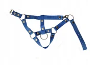 Maskotki i pluszaki - KANTAR DLA HOBBY HORSE A3, NIEBIESKI ZE SREBNYMI NAPAMI - miniaturka - grafika 1