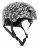 Kaski rowerowe - Slamm Logo kask skate Grey Camo - miniaturka - grafika 1