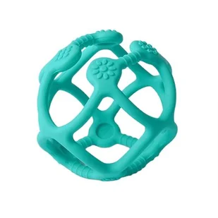 Gryzak BABYONO Ortho 489 05 Turkusowy - Gryzaki dla dzieci - miniaturka - grafika 1