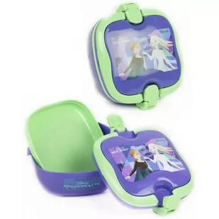 FROZEN Śniadaniówka  Pudełko na kanapki Lunchbox - Zestawy naczyń dla dzieci - miniaturka - grafika 1