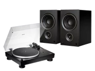 Zestawy stereo - Audio-Technica LP5X czarny + AM5 czarny - miniaturka - grafika 1