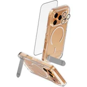 Etui i futerały do telefonów - Etui PANZERGLASS Care Feature Kick 3w1 do Apple iPhone 17 Pro Przezroczysty + szkło hartowane + osłona obiektywu - miniaturka - grafika 1