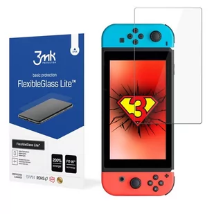 3MK, Nintendo Switch, Szkło hybrydowe, FlexibleGlass Lite - Akcesoria do Nintendo - miniaturka - grafika 1