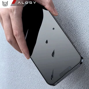 Etui Case do iPhone 14 + zestaw 4 szkieł 5w1 pancerne 360 Alogy Hybrid 2x Szkło na ekran +2x obiektyw czarno-przezroczyste - Etui i futerały do telefonów - miniaturka - grafika 5
