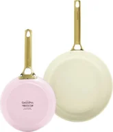 Patelnie - Patelnia Greenpan GreenPan Padova Reserve 2pc Frying Pan Set 20+26cm Pink - miniaturka - grafika 1