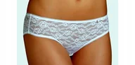 Majtki damskie - Triumph figi majtki koronkowe białe Dream On Hipster rozmiar 36/S - miniaturka - grafika 1