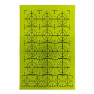 Sprzęt geodezyjny - Dalmiercza folia do tachimetrów żółta A4 (DG3) 12szt formatu 6cm x 6cm i 5szt formatu 4cm x 4cm - miniaturka - grafika 1