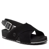 Sandały damskie - Timberland Sandały Malibu Waves Basic X Trap TB0A41KQ0151 Black Suede - miniaturka - grafika 1