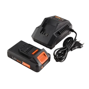 Zestaw akumulator i ładowarka 20CH2-3A.2A 20 V 2.0 Ah DEXTER - Ładowarki do elektronarzędzi - miniaturka - grafika 1