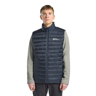 Męska kamizelka puchowa Jack Wolfskin PILVI DOWN VEST M RDS midnight sky - L - Kamizelki męskie - miniaturka - grafika 1