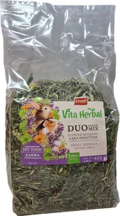 Vitapol VITAPOL - VITA HERBAL duo snack sianko łąka kwiatowa gryzoń królik 400g - Karma dla gryzoni - miniaturka - grafika 1