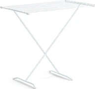 Suszarki do rąk i włosów - Rayen Rayen Kompaktowa suszarka na pranie stojąca dł. 90 cm biała - miniaturka - grafika 1